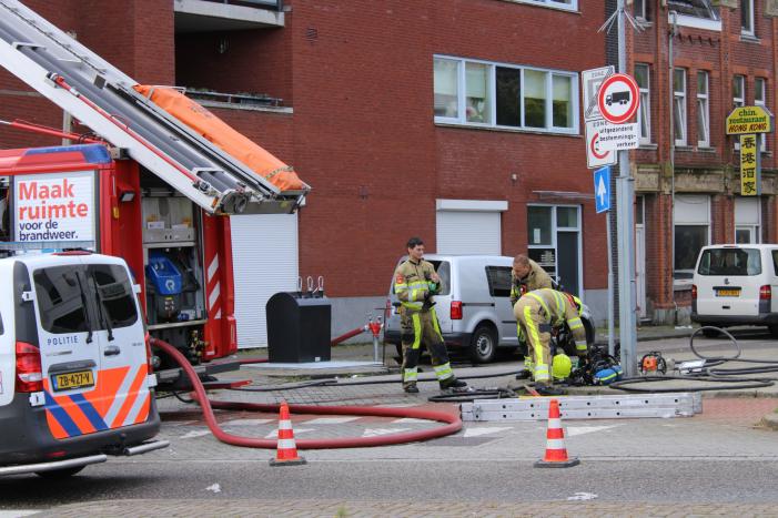 Politiekleding gestolen tijdens brand