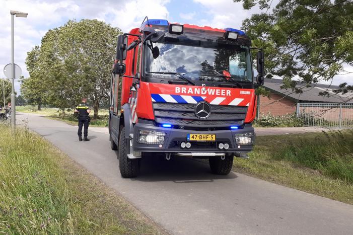 Auto volledig uitgebrand