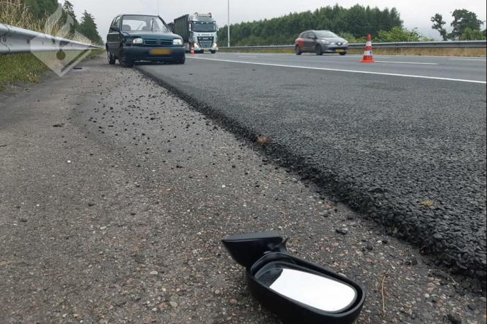 Bestuurder bestelbus verlies macht over het stuur door technisch mankement
