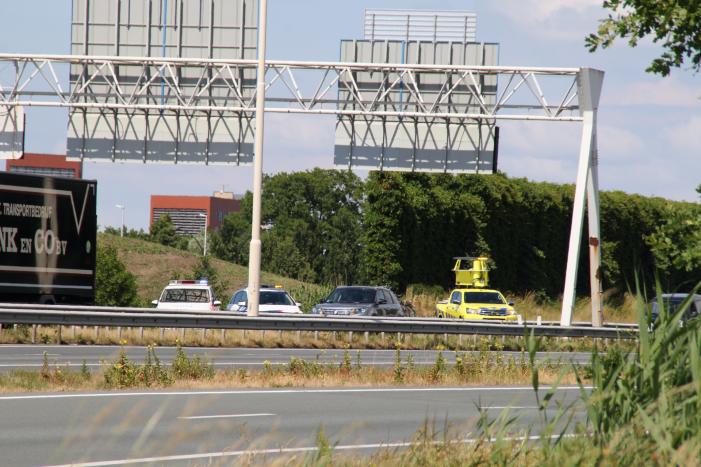 Flinke schade na kop-staart aanrijding