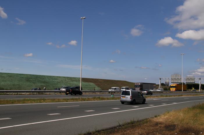 Flinke schade na kop-staart aanrijding