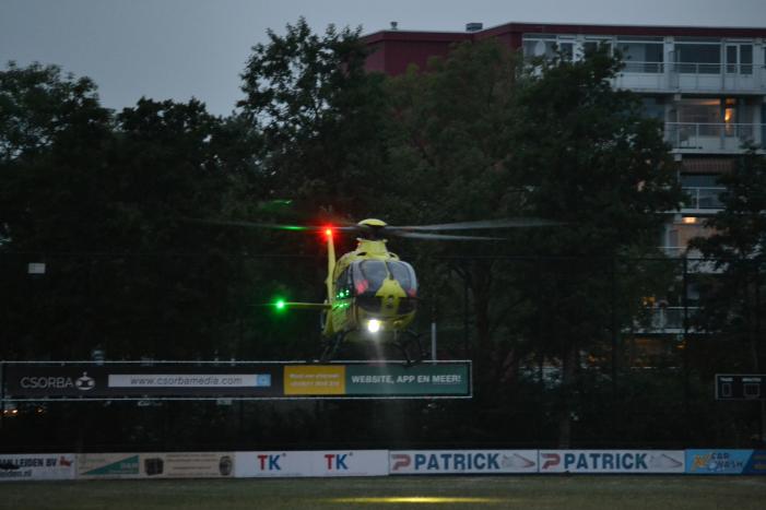 Traumahelikopter opgeroepen voor medische noodsituatie