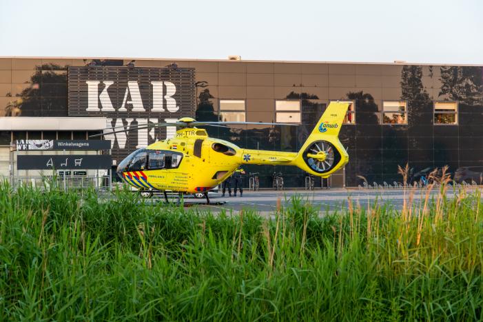 Traumahelikopter opgeroepen voor medische noodsituatie