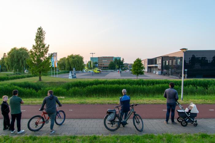 Traumahelikopter opgeroepen voor medische noodsituatie
