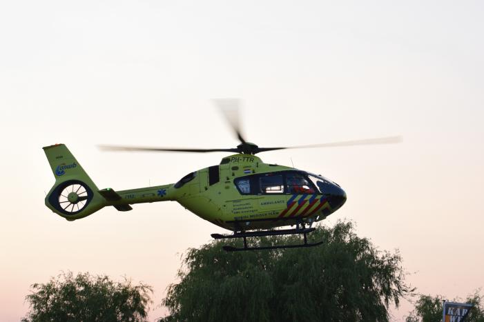 Traumahelikopter opgeroepen voor medische noodsituatie