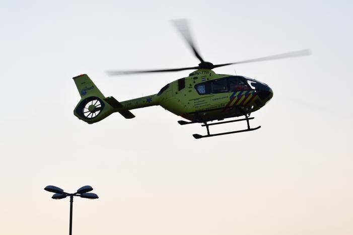Traumahelikopter opgeroepen voor medische noodsituatie