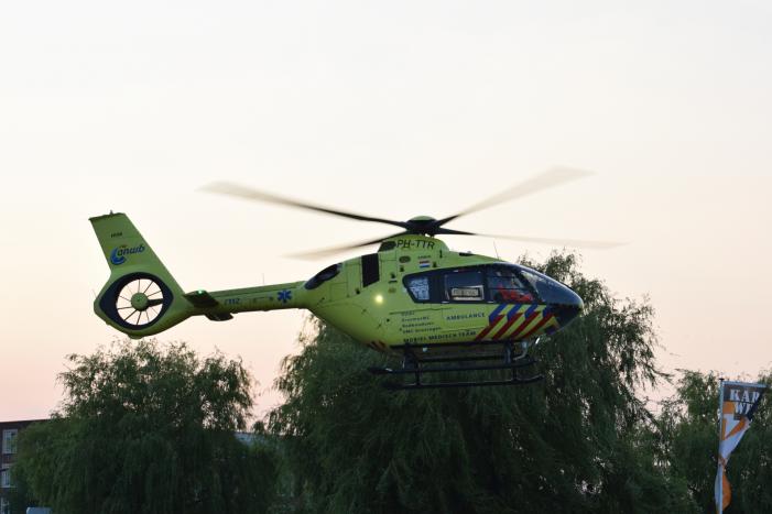 Traumahelikopter opgeroepen voor medische noodsituatie
