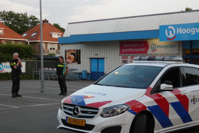 Overval op Hoogvliet supermarkt