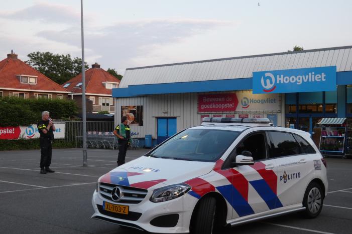 Overval op Hoogvliet supermarkt