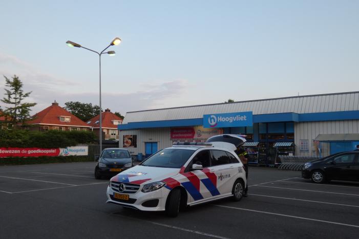 Overval op Hoogvliet supermarkt