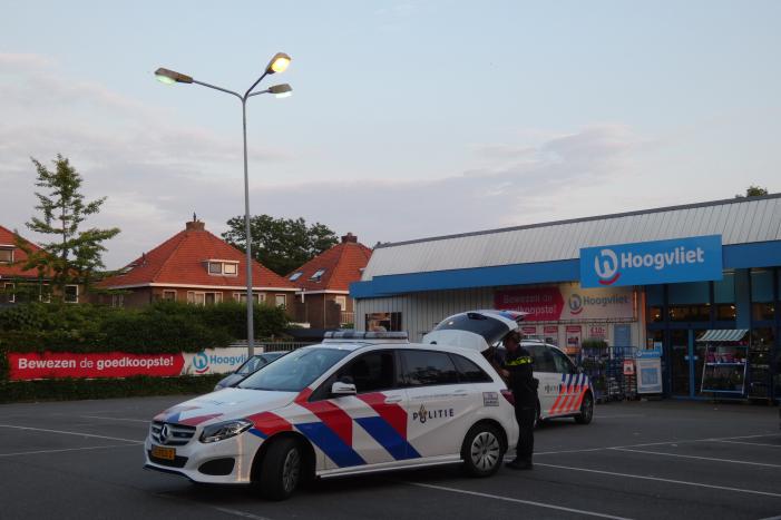 Overval op Hoogvliet supermarkt