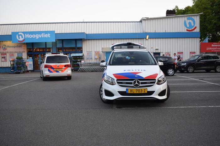 Overval op Hoogvliet supermarkt