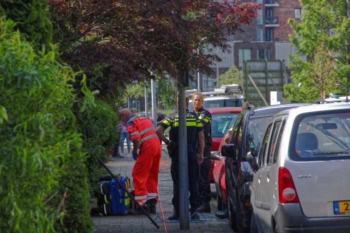 Traumahelikopter landt in Reinaldapark
