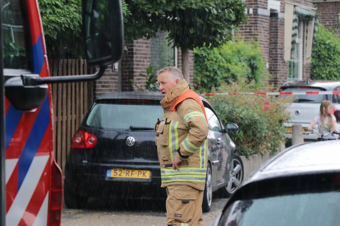 Straat afgesloten na gaslekkage