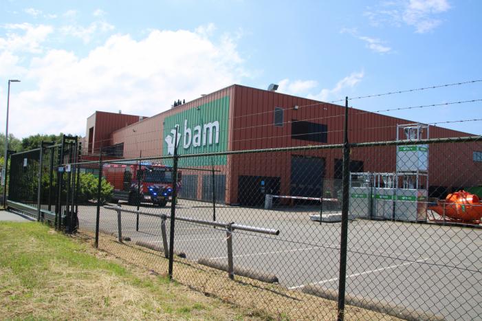 Brand bij BAM Materieel