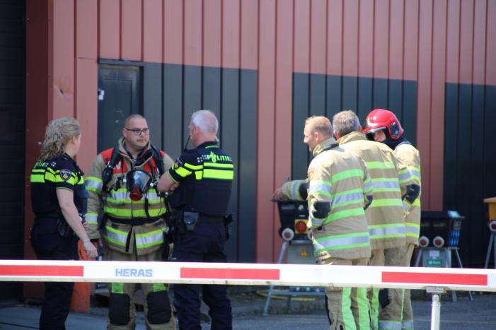 Brand bij BAM Materieel