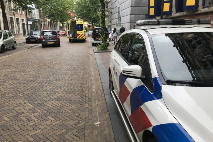 Motorrijder komt ten val en raakt gewond