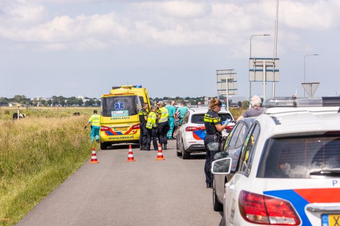 Persoon zwaargewond bij ongeval met motor