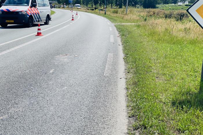Persoon zwaargewond bij ongeval met motor