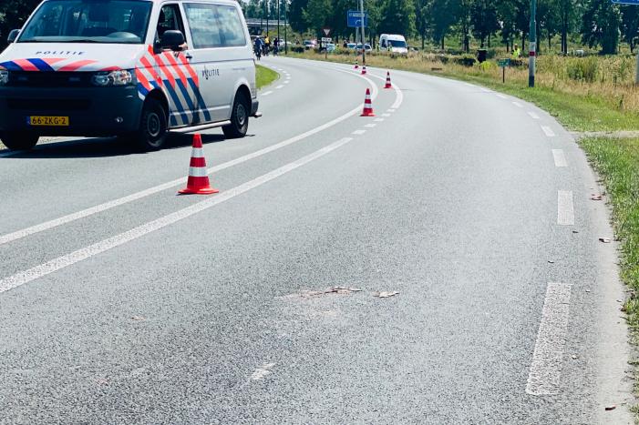 Persoon zwaargewond bij ongeval met motor