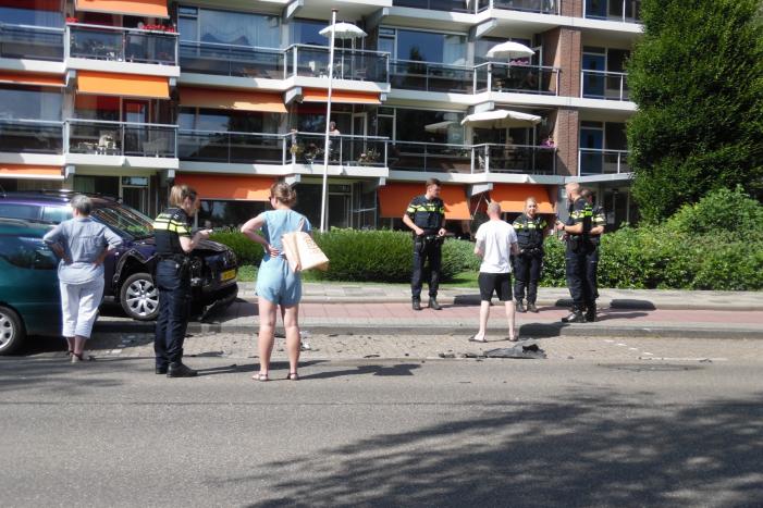 Veel schade na aanrijding