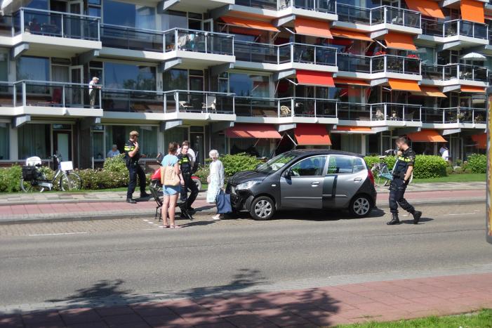 Veel schade na aanrijding