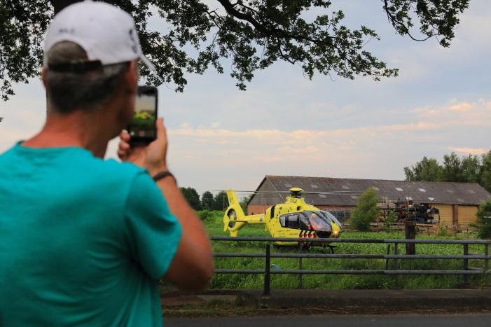 Traumahelikopter ingezet voor zeer heftig incident