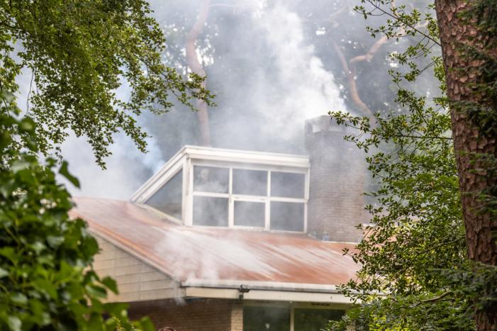 Grote brand in leegstaande villa