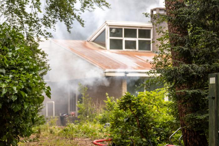 Grote brand in leegstaande villa