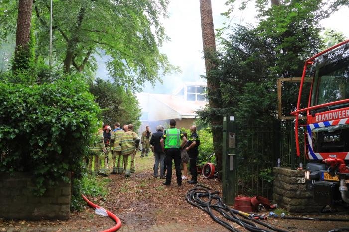 Grote brand in leegstaande villa