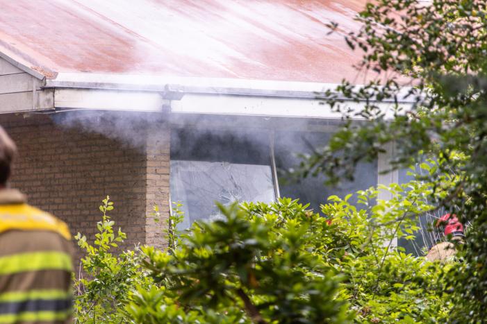 Grote brand in leegstaande villa