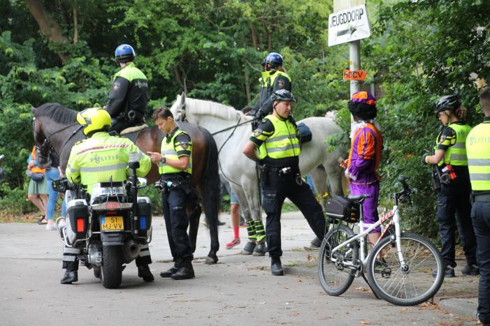 Veel politie voor demonstratie Black Lives Matters