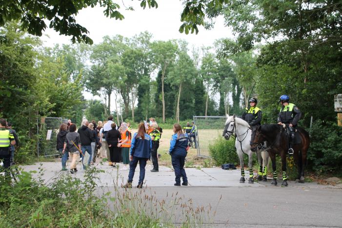 Veel politie voor demonstratie Black Lives Matters
