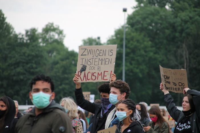 Veel politie voor demonstratie Black Lives Matters