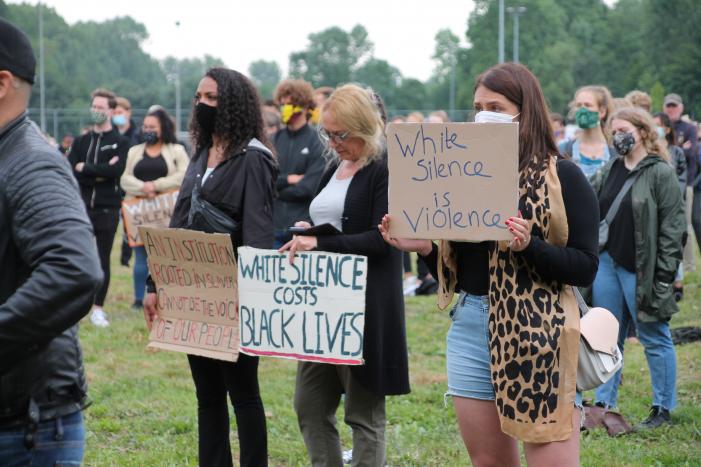 Veel politie voor demonstratie Black Lives Matters