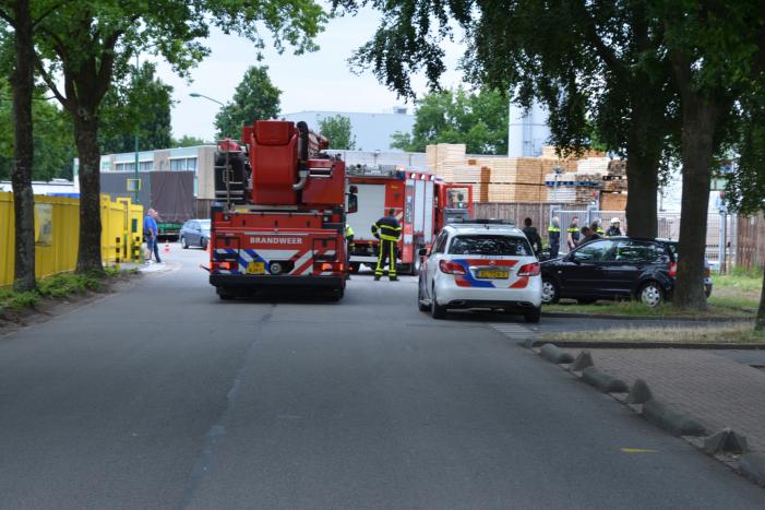 Brand op industrieterrein