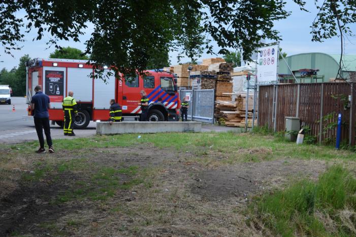 Brand op industrieterrein