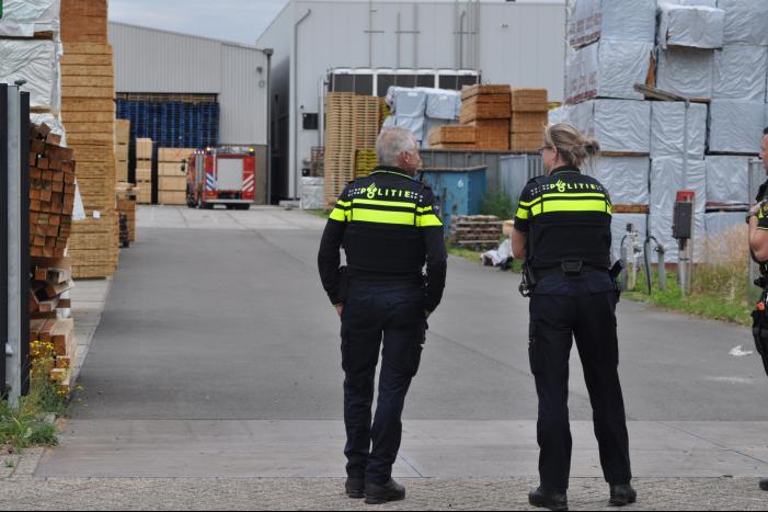 Brand op industrieterrein