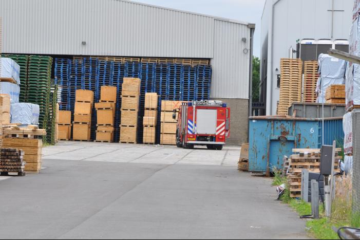 Brand op industrieterrein