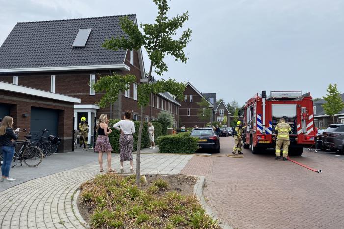 Gasbarbecue vliegt in brand