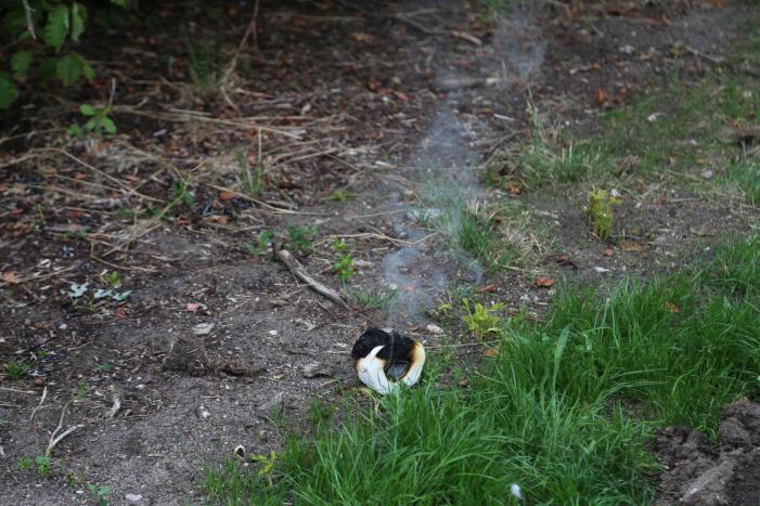 Man gewond door brandende vloeistof