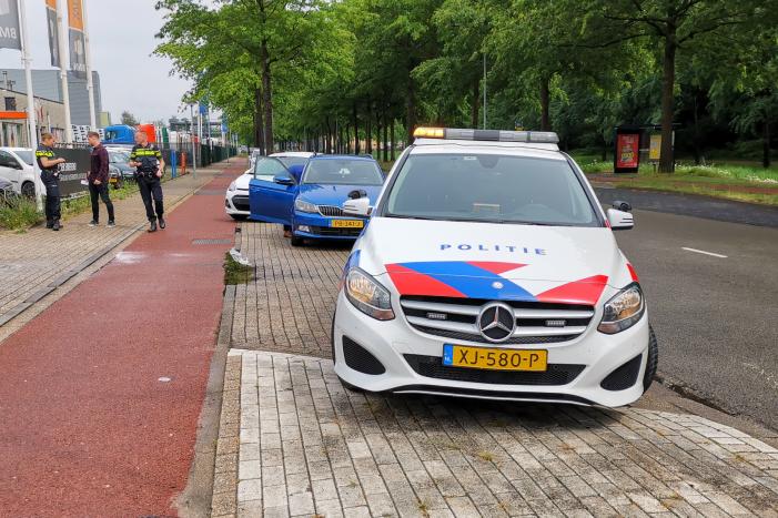 Schade bij kop-staartaanrijding bedrijventerrein De Frankeneng
