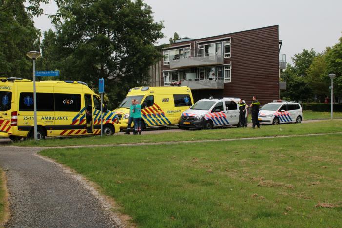 Grote inzet bij incident flatwoning