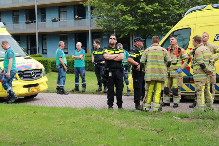 Grote inzet bij incident flatwoning
