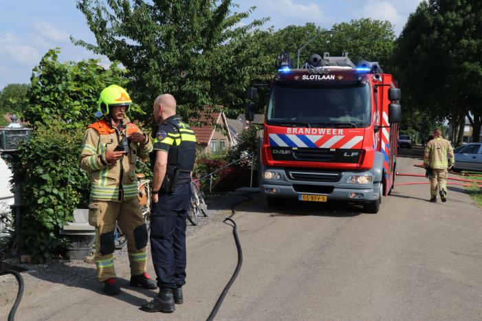 Gewonden bij brand in keuken van woning
