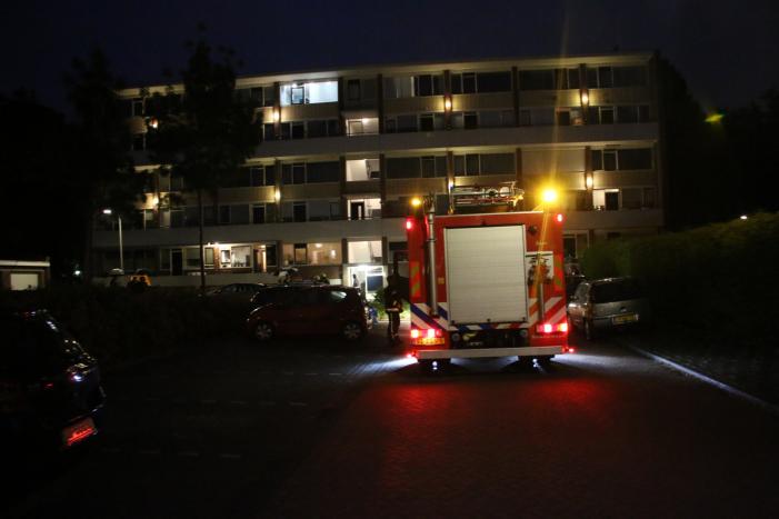Bewoners op straat na gaslucht