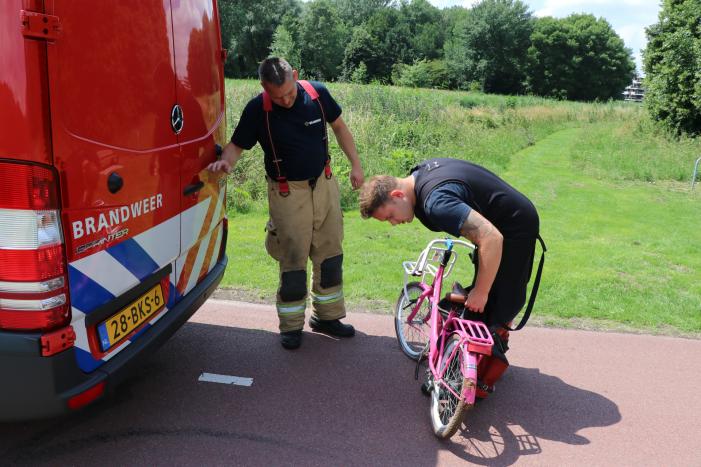 Zoekactie na aantreffen kinderfiets Nieuwerkerse Tocht