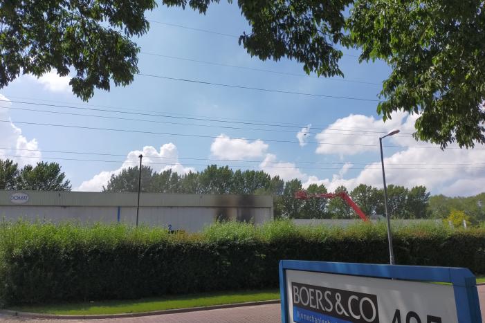 Flinke brand in pand