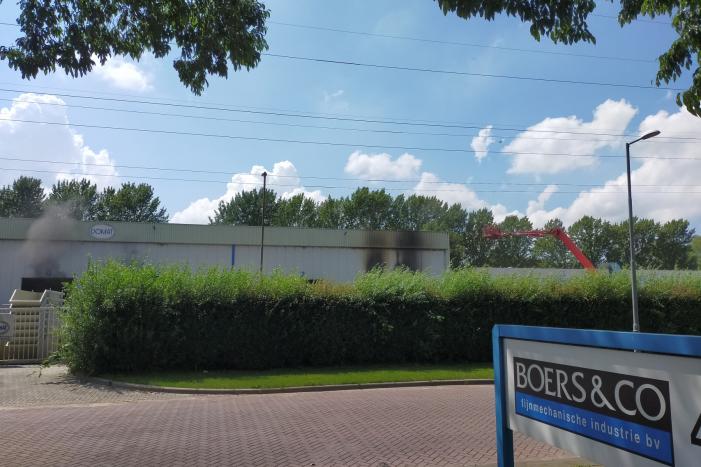 Flinke brand in pand