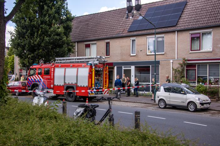 Brand in keuken van woning